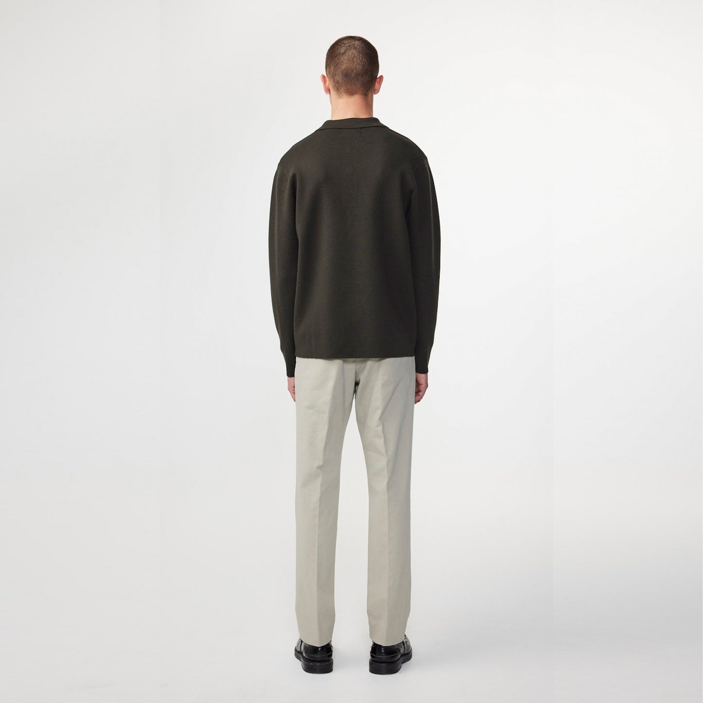 Harald Knitted Polo - Army
