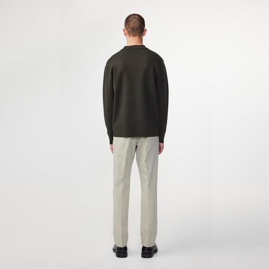 Harald Knitted Polo - Army
