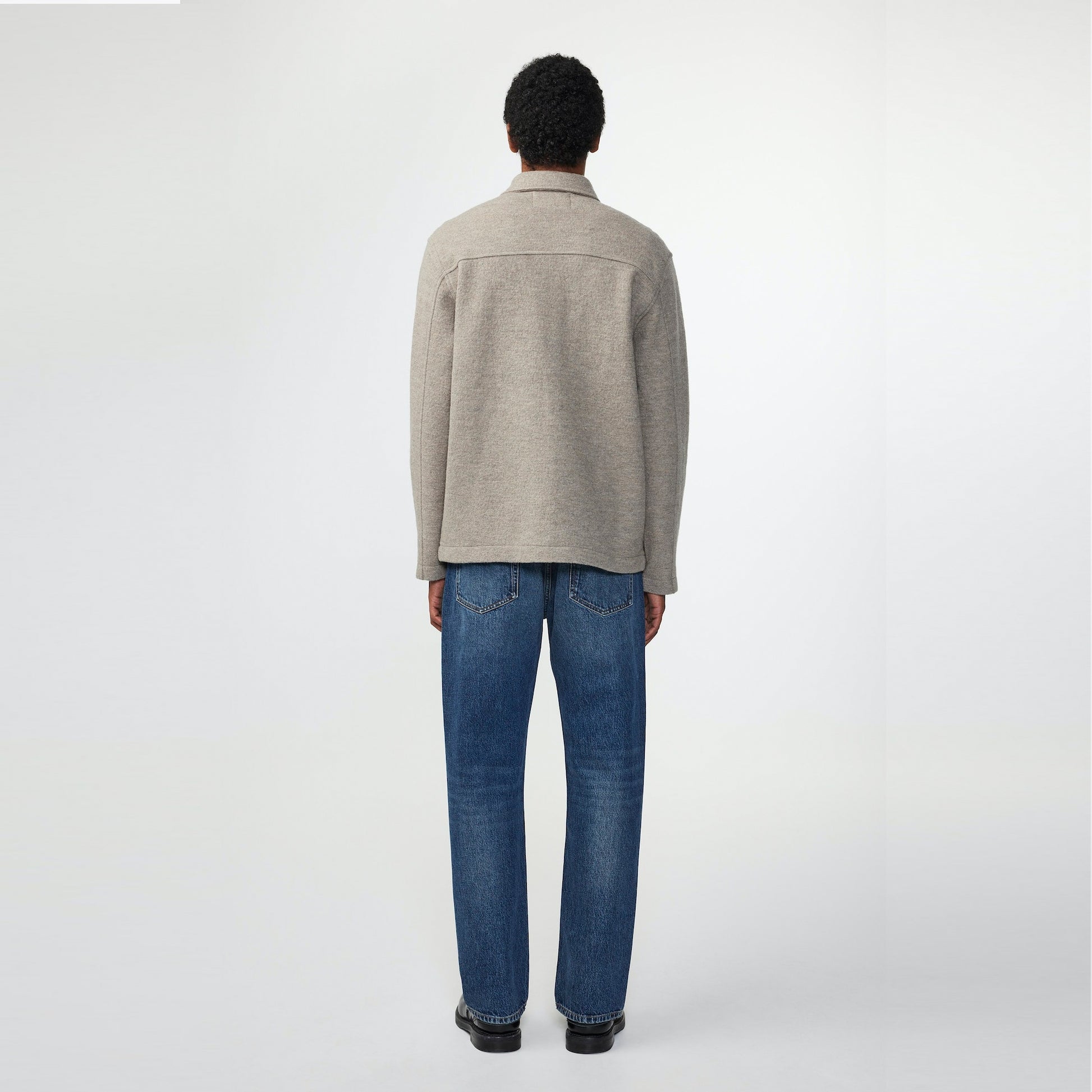 NN07 Kian Merino Jacket - Khaki/Beige