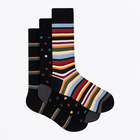 - 3 Pack Socks Signature Tipping - Multi