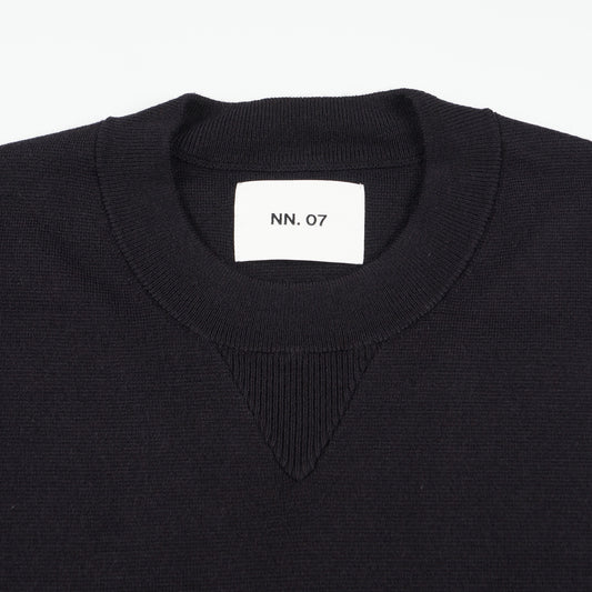 Harald Crew Neck Sweater - Navy
