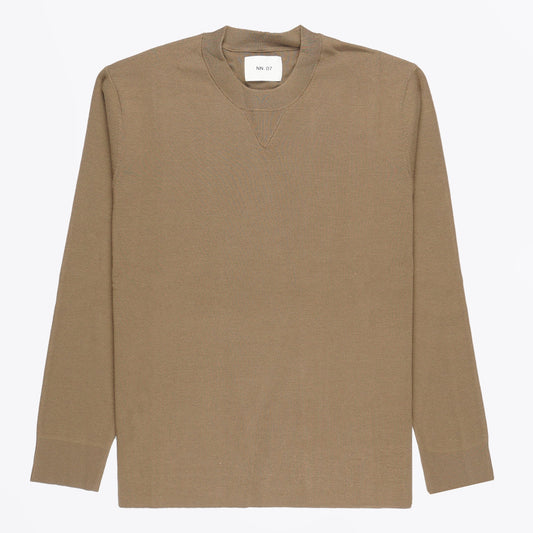 Harald Crew Neck Sweater - Mushroom
