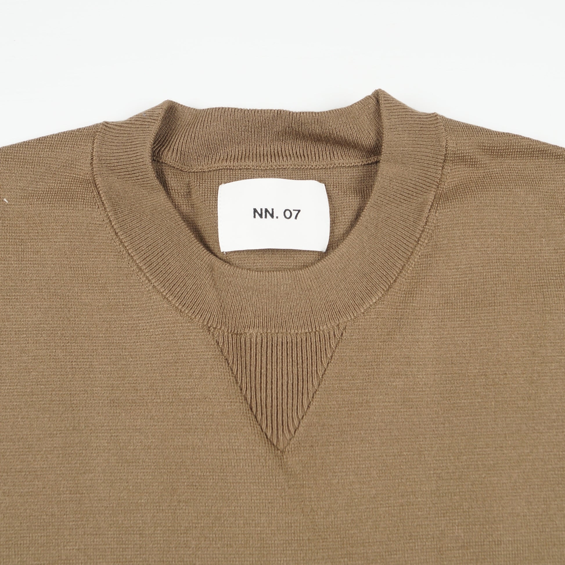 NN07 Harald Crew Neck Sweater - Mushroom