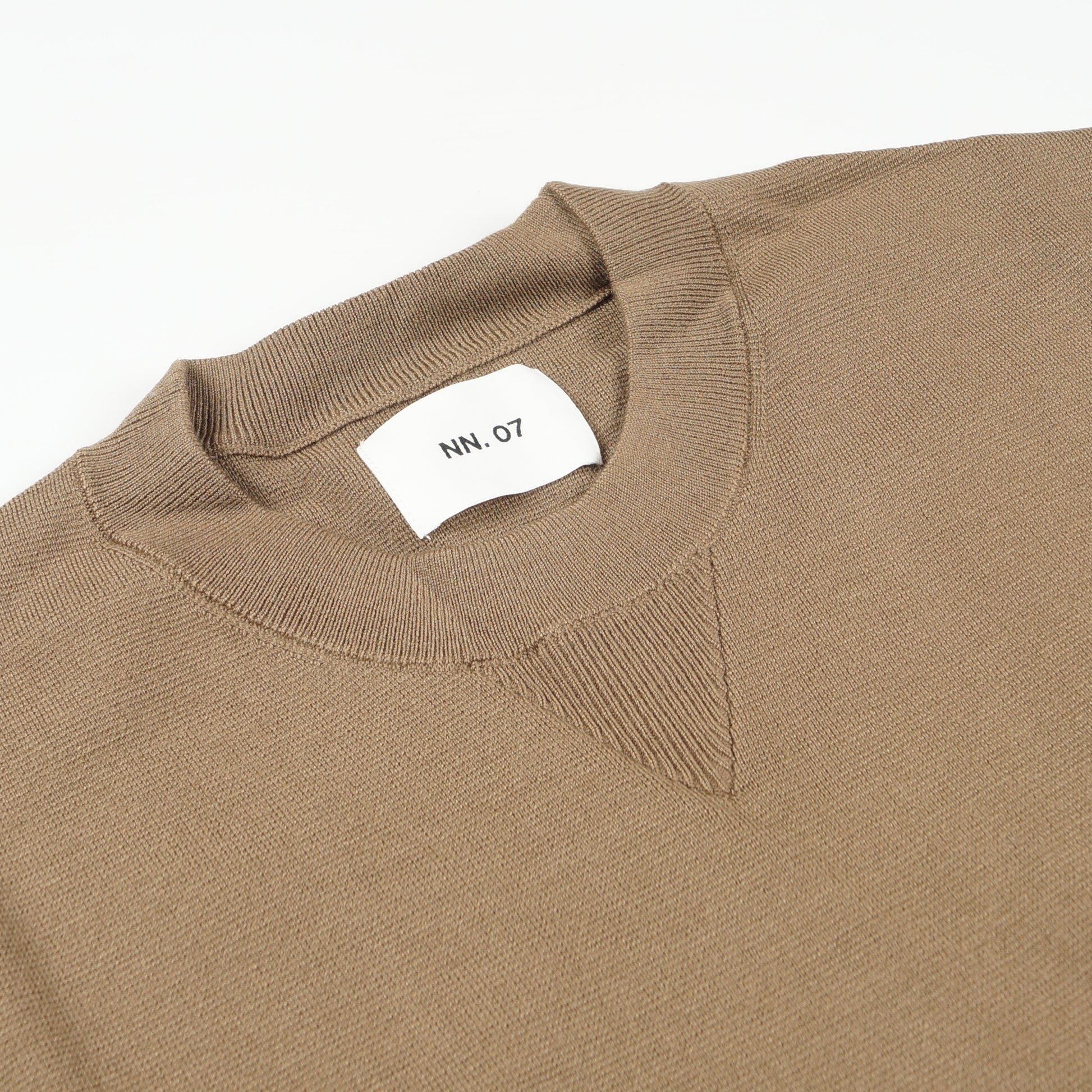 NN07 Harald Crew Neck Sweater - Mushroom