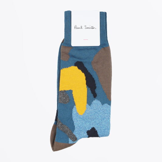 - Dan Abstract Socks - Petrol