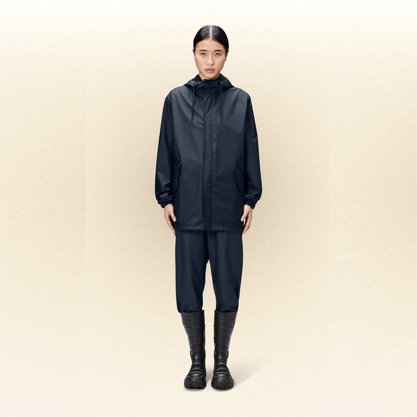 Fishtail Jacket - Navy