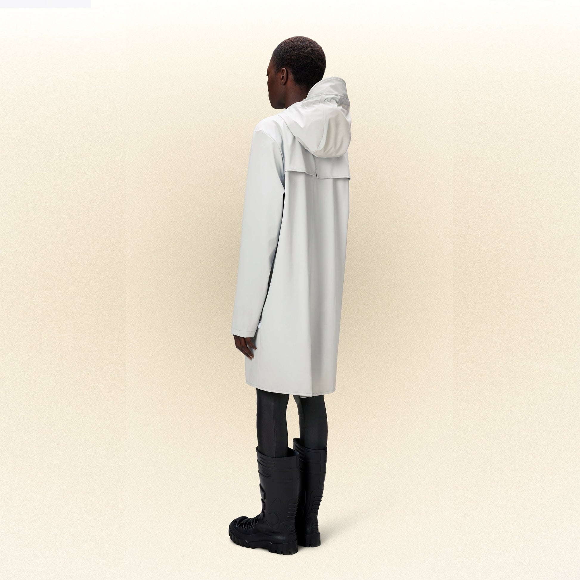 Rains Long Jacket - Ash
