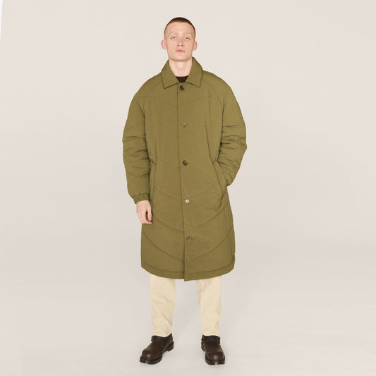 - Rock Wadded Coat - Olive