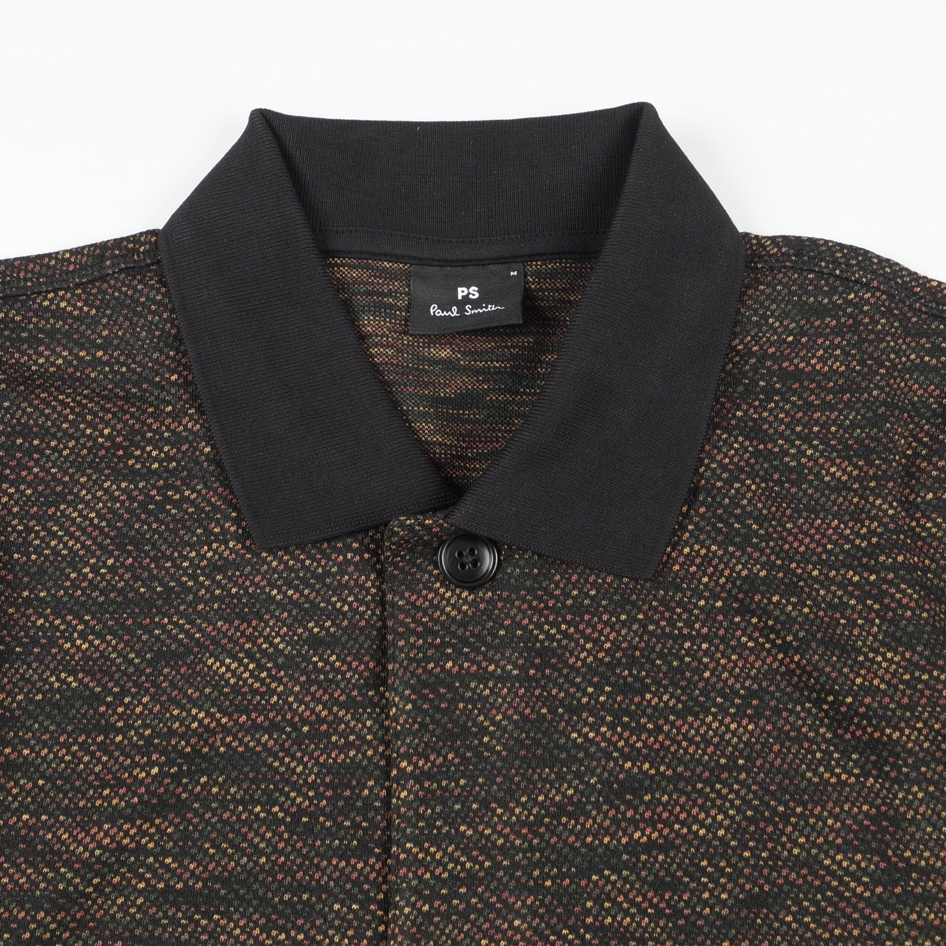 Paul Multi Dot Jersey Cardigan - Black