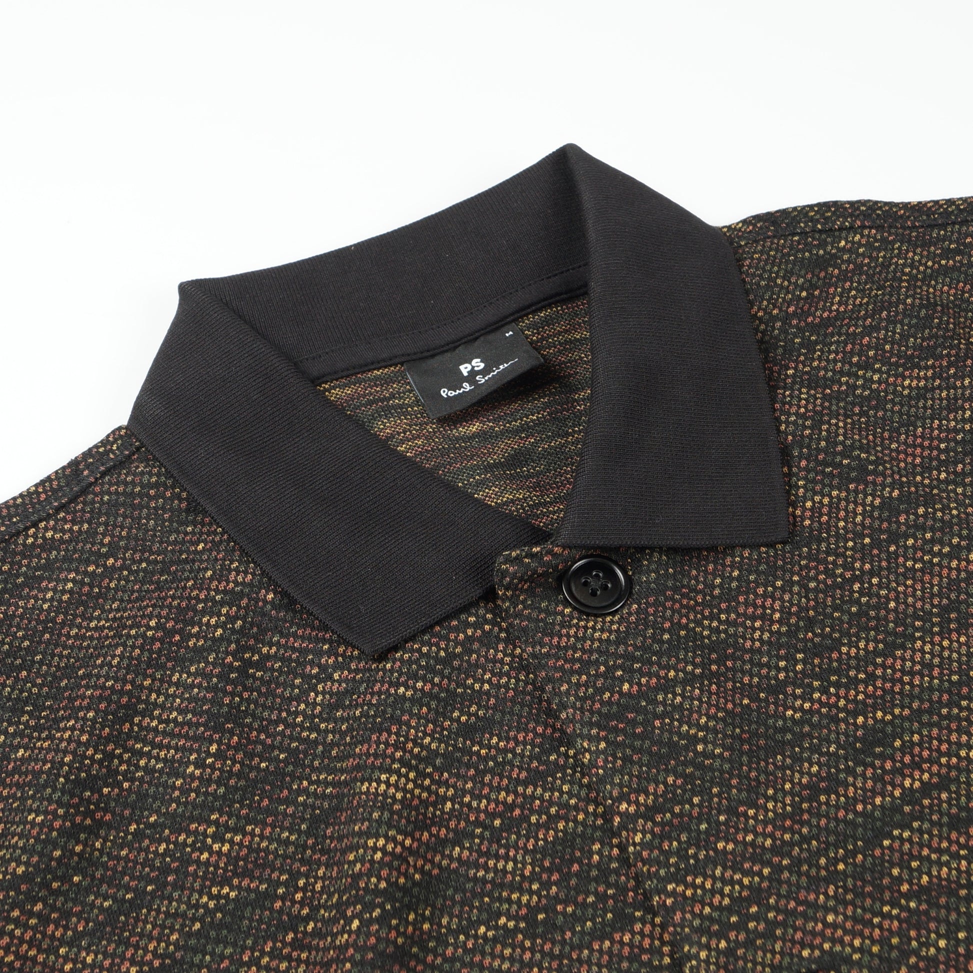 Paul Multi Dot Jersey Cardigan - Black