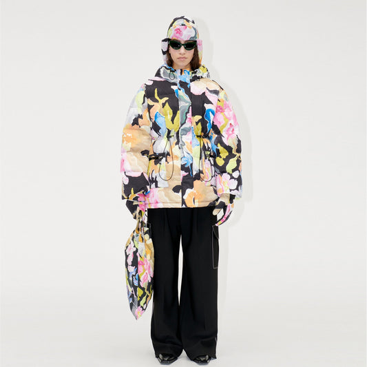 - Opal Padded Coat - Floral