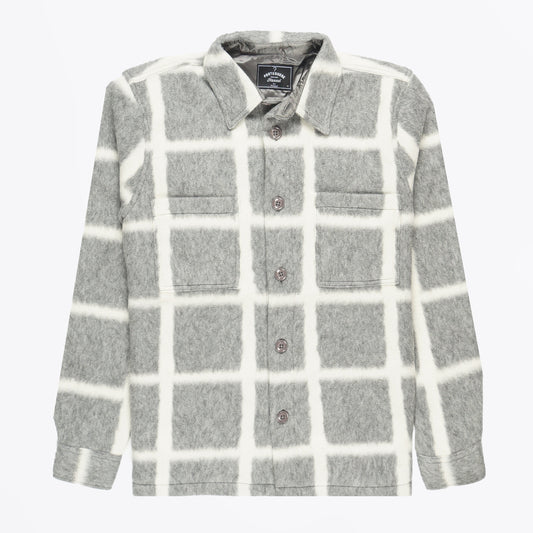 Minimalist Check Overshirt - Off Shirt