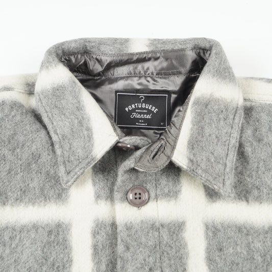 Minimalist Check Overshirt - Off Shirt