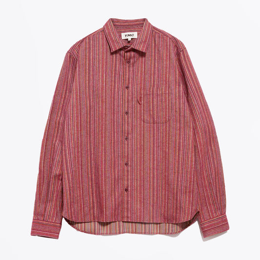 - Curtis Stripe Shirt - Red Multi