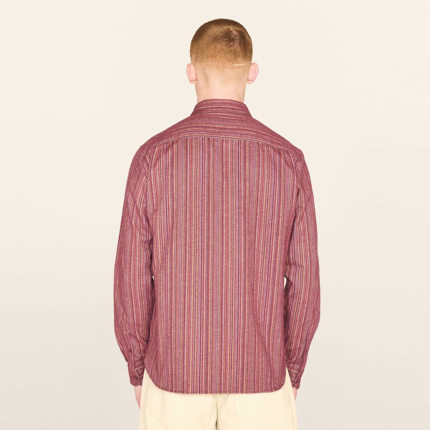 - Curtis Stripe Shirt - Red Multi
