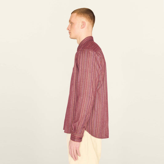 - Curtis Stripe Shirt - Red Multi