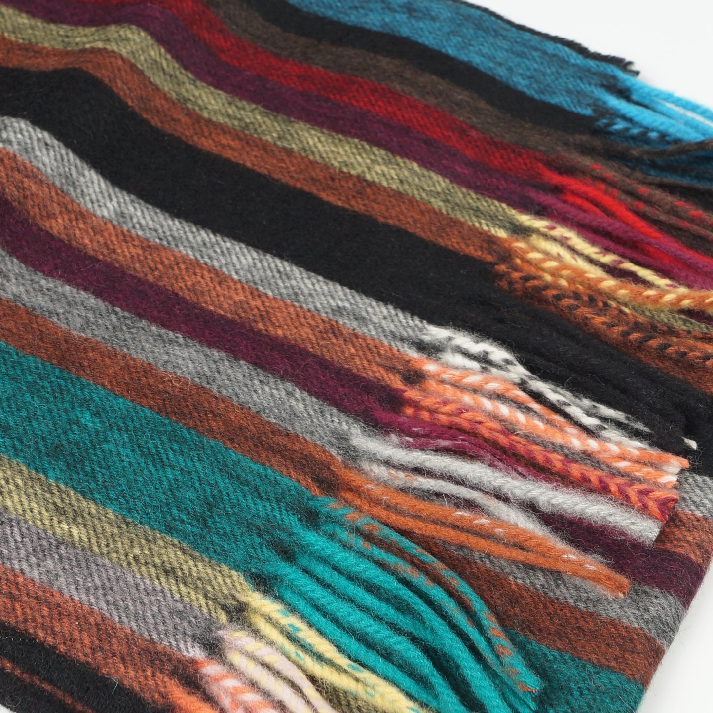 - Allover Stripe Scarf - Multi