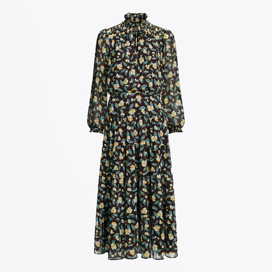 - ZOE MAXI DRESS - Navy/Yellow