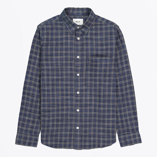 - Cohen Shirt - Blue Check