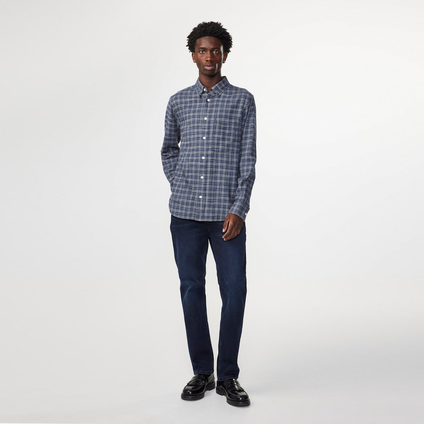 - Cohen Shirt - Blue Check