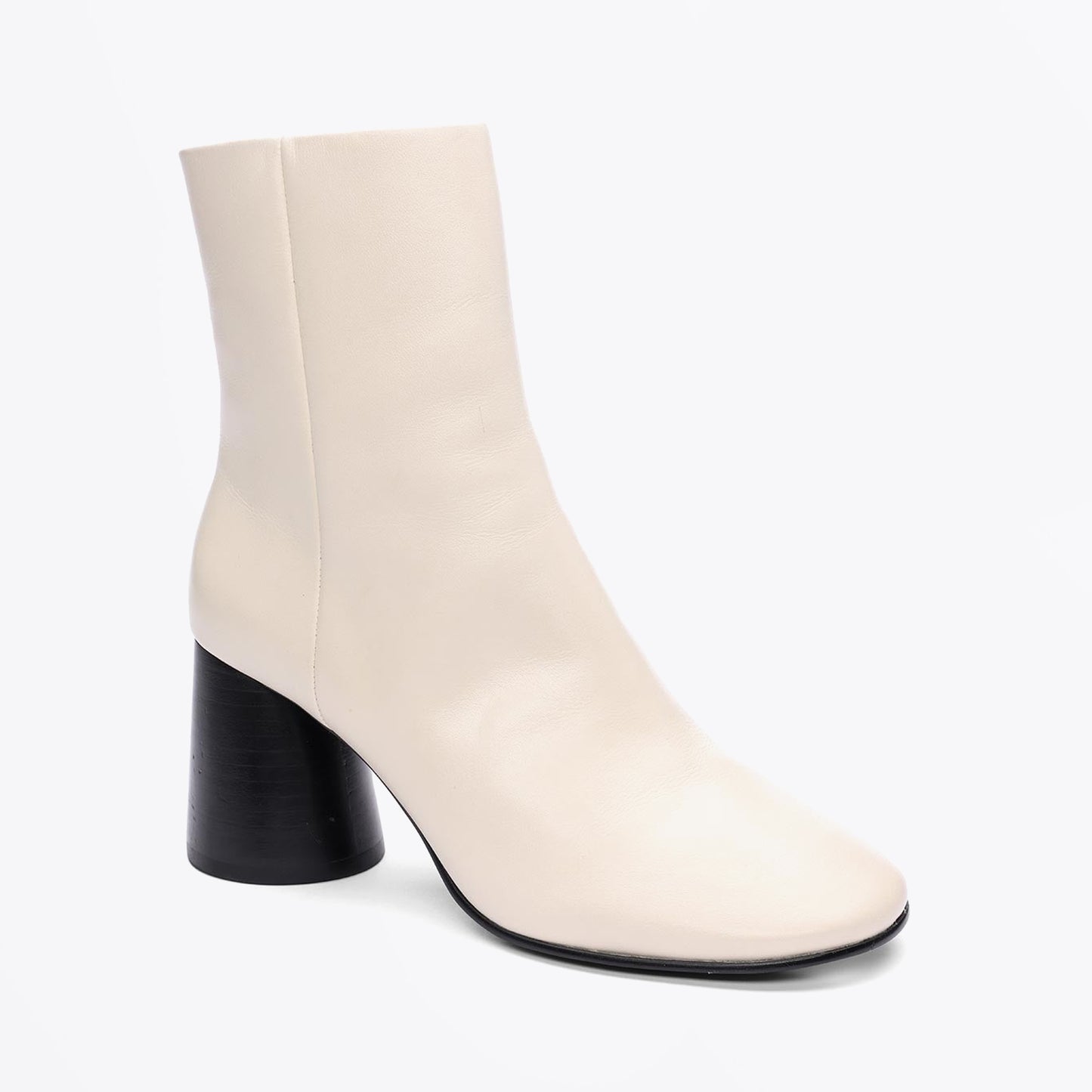 - Clone Nappa Leather Foulard boots - Tofu