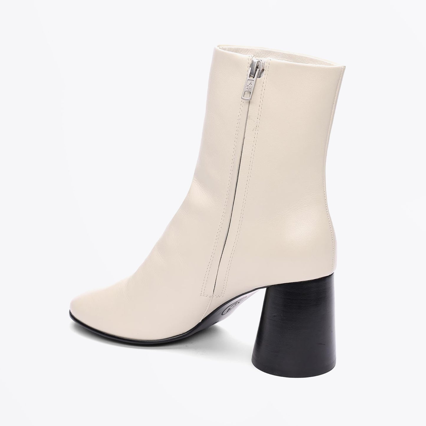 - Clone Nappa Leather Foulard boots - Tofu