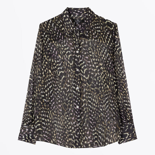 - Patterned Shirt - Black