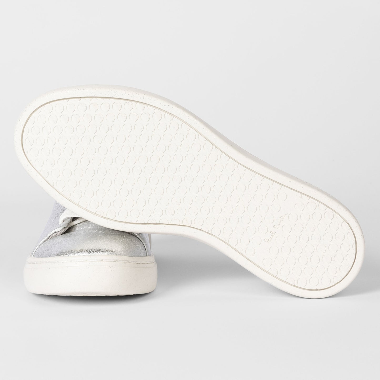 -  Lee Leather Sneakers - Metallic Silver