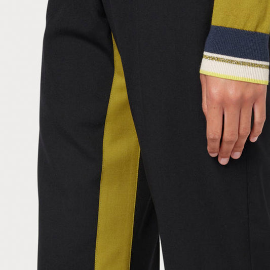 - Wool Trousers - Black