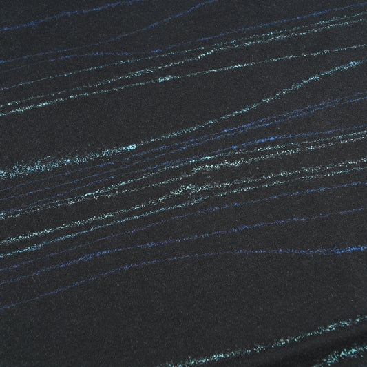 - Short Sleeve Stripe T-Shirt - Black