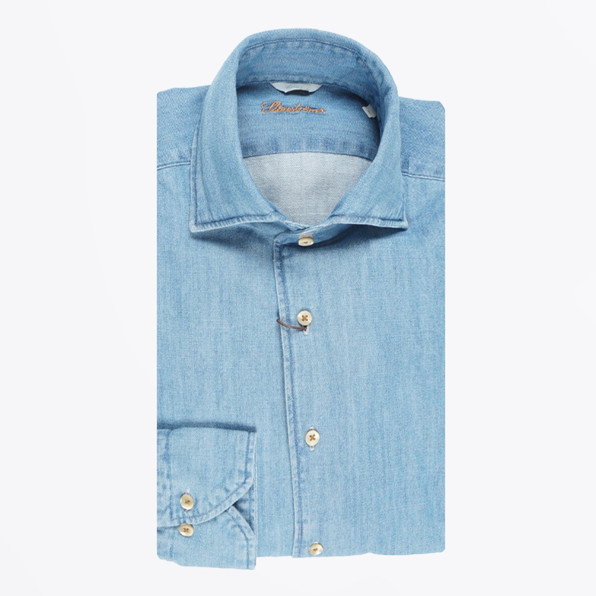 Stenstroms Fitted Body Denim - Light Shiller