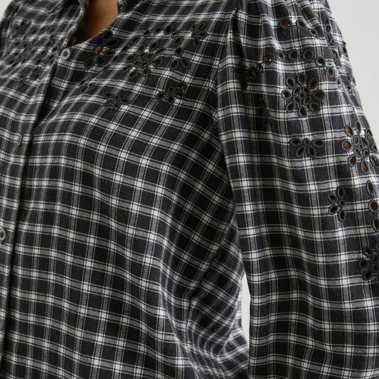 - Dixie Shirt - Sable Ivory