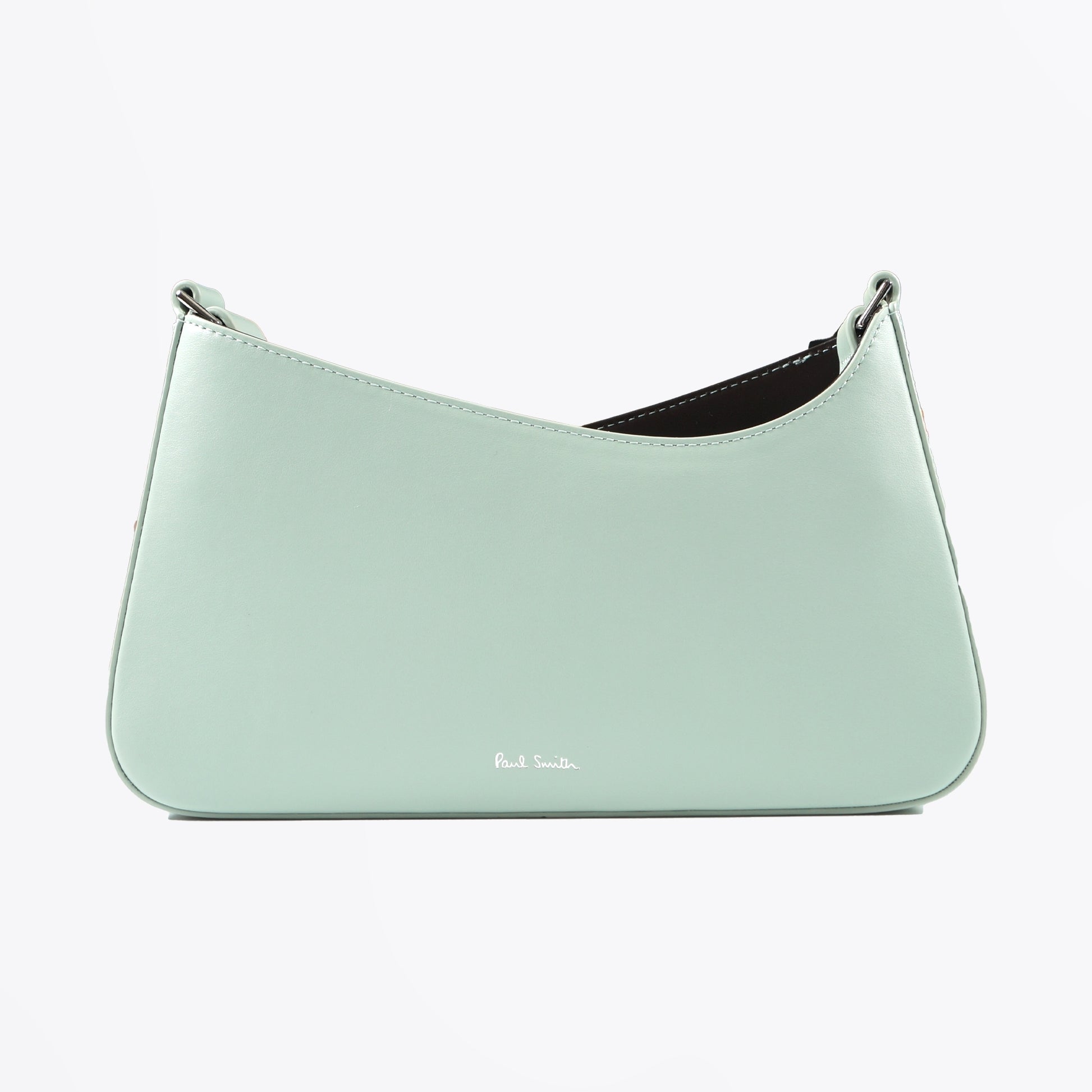 Paul - Leather Xbody Bag - Light Blue