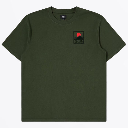 - Sunset Fuji T-Shirt - Kombu Green