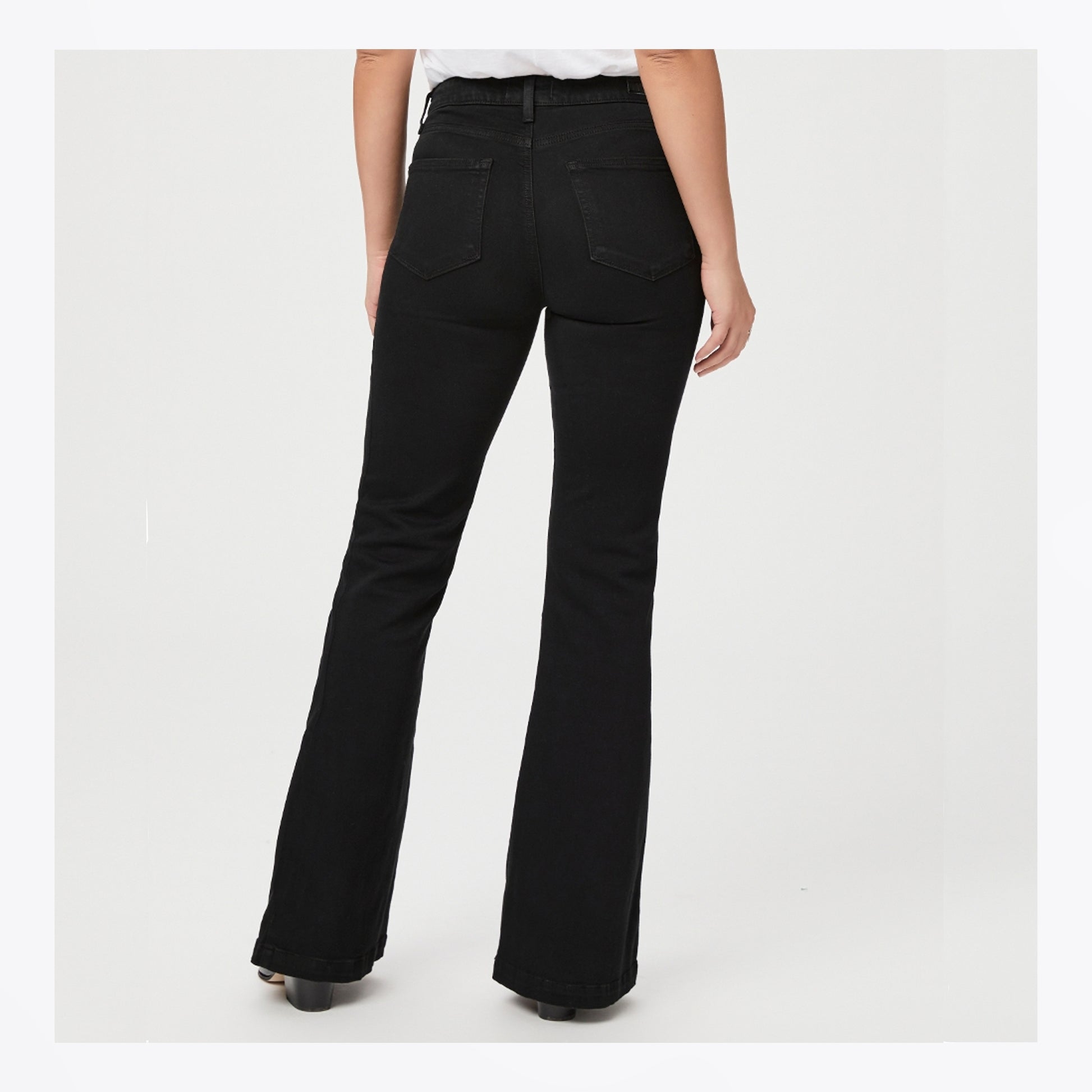 Paige - Genevieve Jeans - Black Shadow