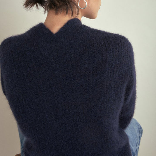 - East Cardigan - Navy Melange