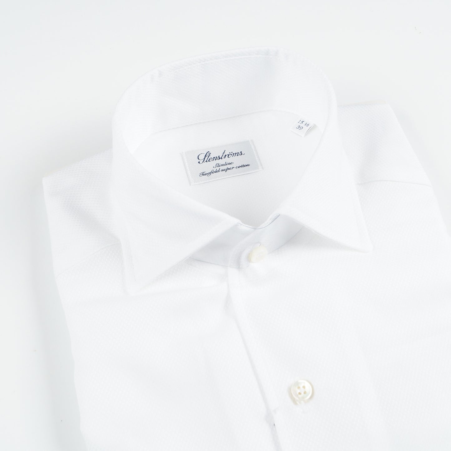 - Slimline Cuff Shirt - White