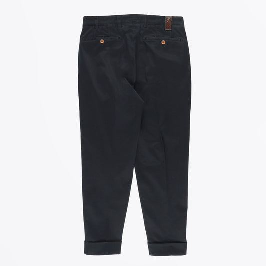 - Pardus Cropped Trousers - Dark Navy
