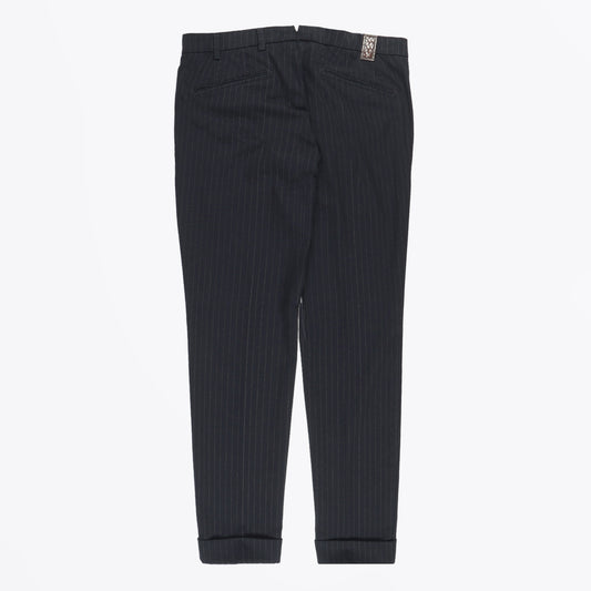 - Super Slim Pinstrip Chino - Navy