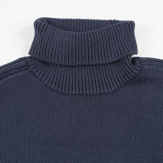 - Turtleneck Sweater - Navy