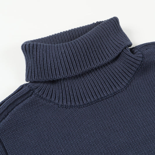 - Turtleneck Sweater - Navy