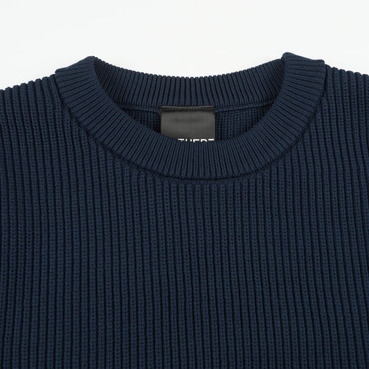 - Crew Neck Sweater - Navy
