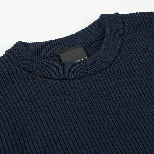 - Crew Neck Sweater - Navy