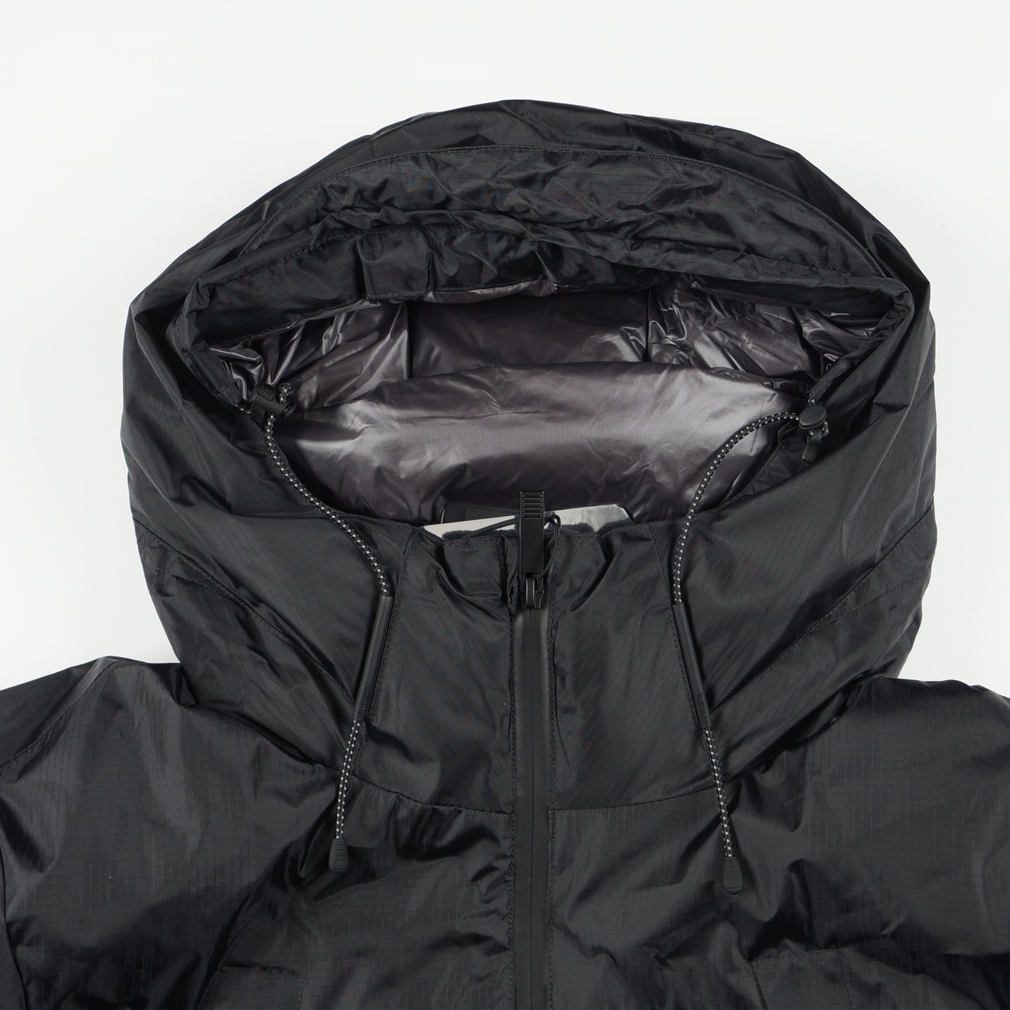 - Ripstop Synthetic Down Coat - Black
