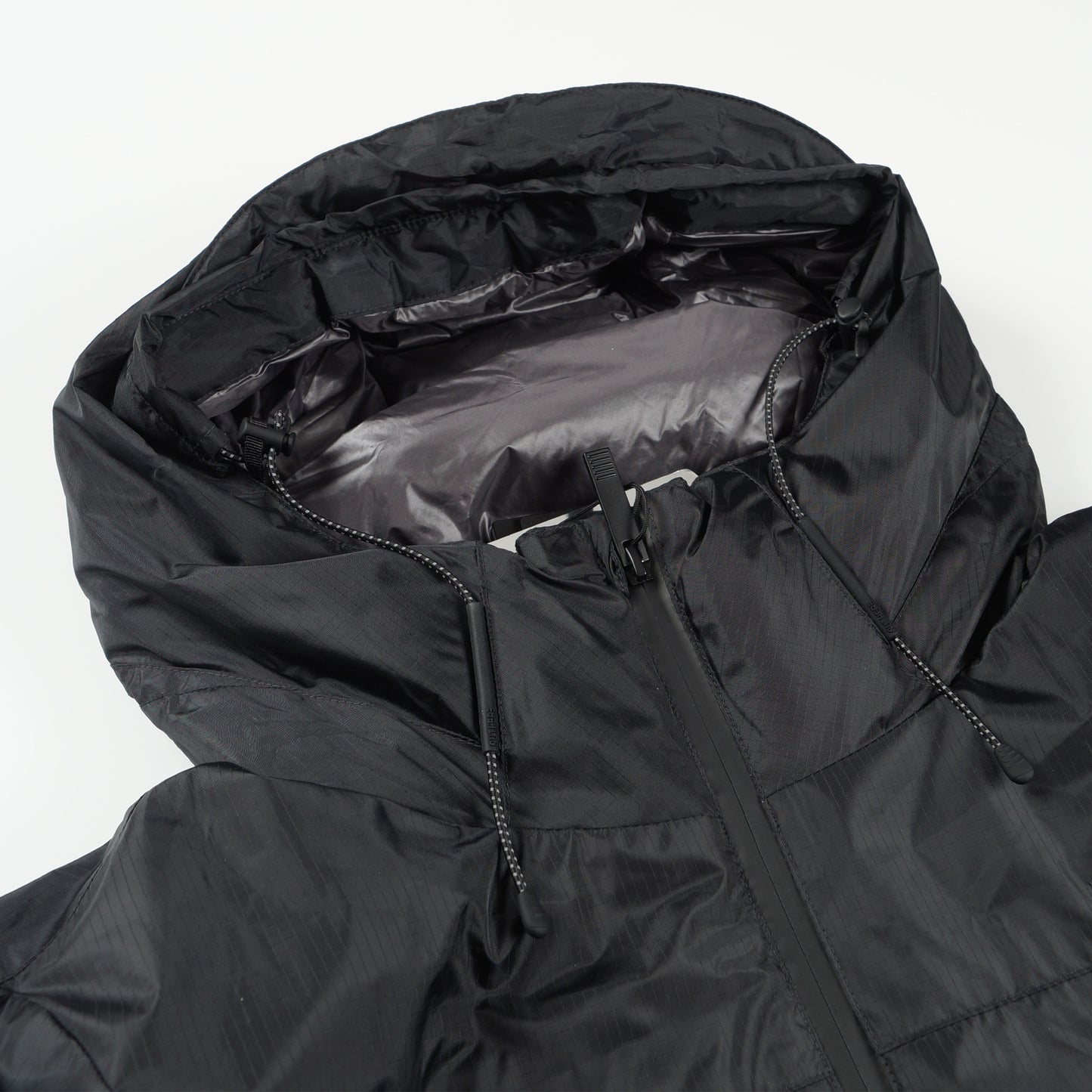 - Ripstop Synthetic Down Coat - Black