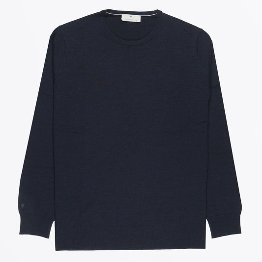 Merino Crew Neck - Navy