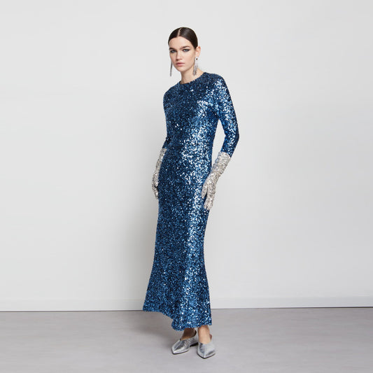 - Sequin Dress - Ceruleo