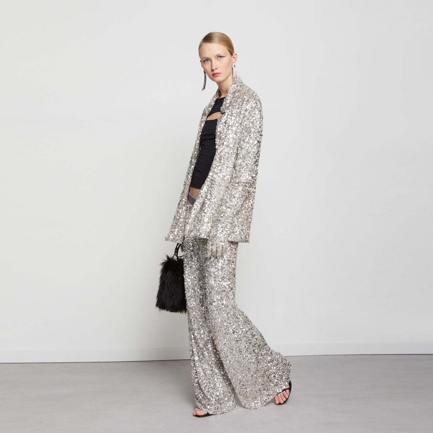 - Sequin Jacket - Silver