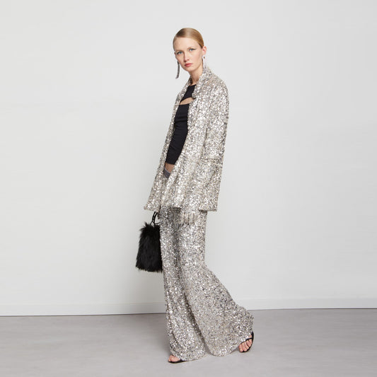 - Sequin Jacket - Silver