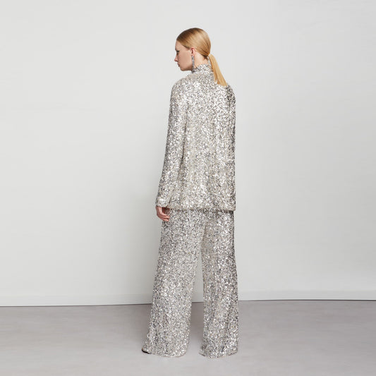 - Sequin Jacket - Silver